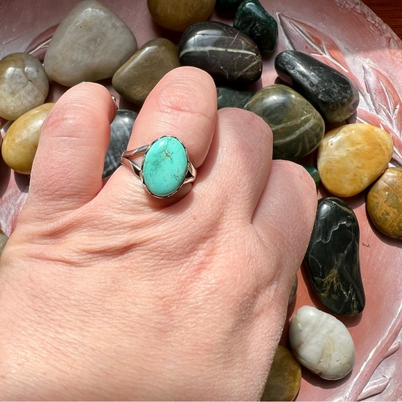 💥❤️💯Turquoise Silver Ring - Picture 6 of 8